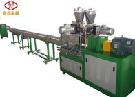Çin Çift Vidalı Ekstrüder PET Peletleme Makinesi 10-20kg / H Kapasite Enerji Tasarrufu şirket