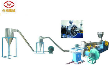 Çin Hava Soğutma İkiz Vidalı Plastik Extruder, Yüksek Hızlı WPC Ekstrüzyon Makinesi Fabrika